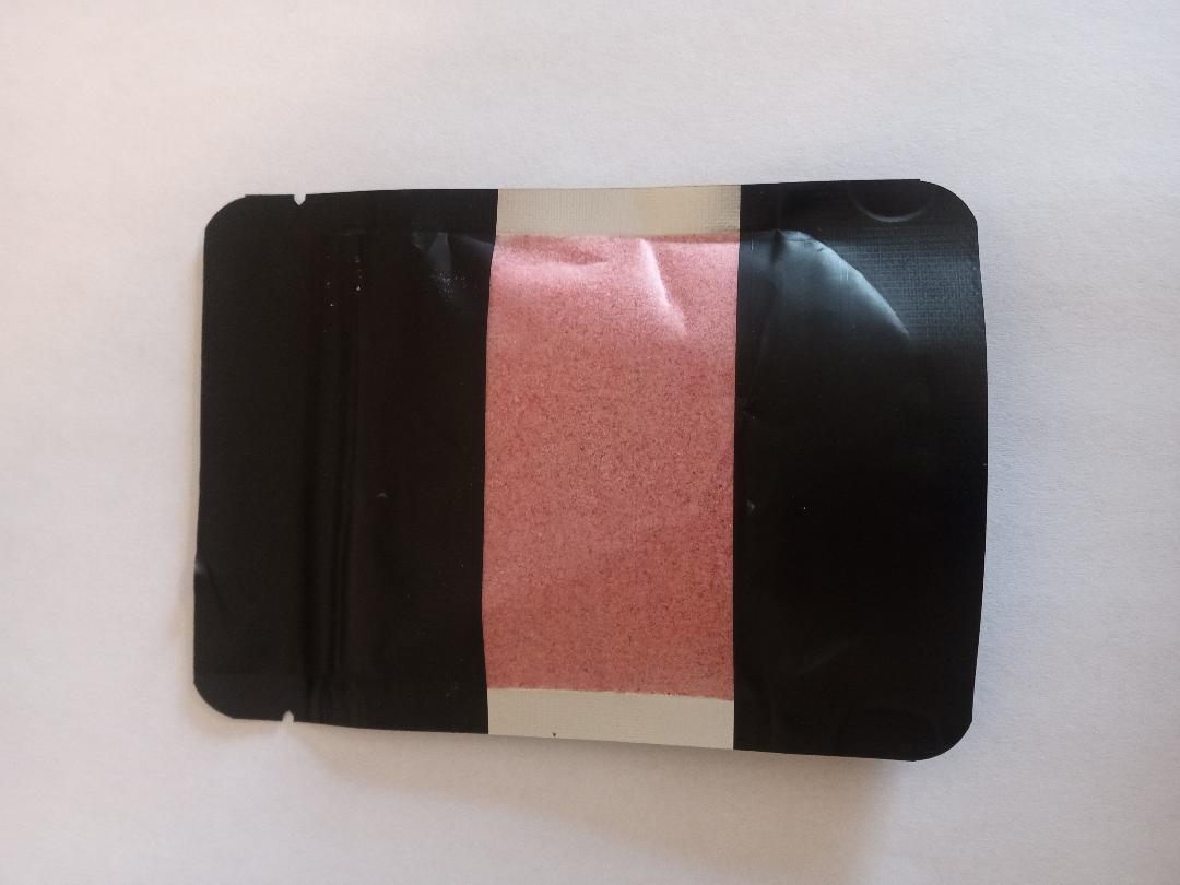 Sweet Oasis strawberry flavor packet back