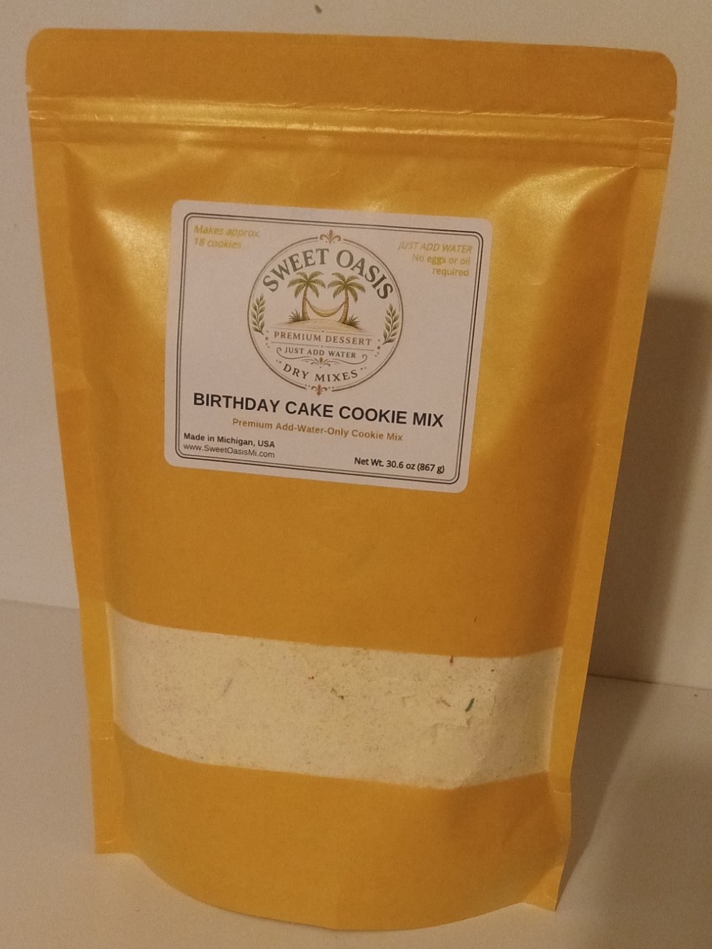 Sweet Oasis Birthday Cake Cookie Mix