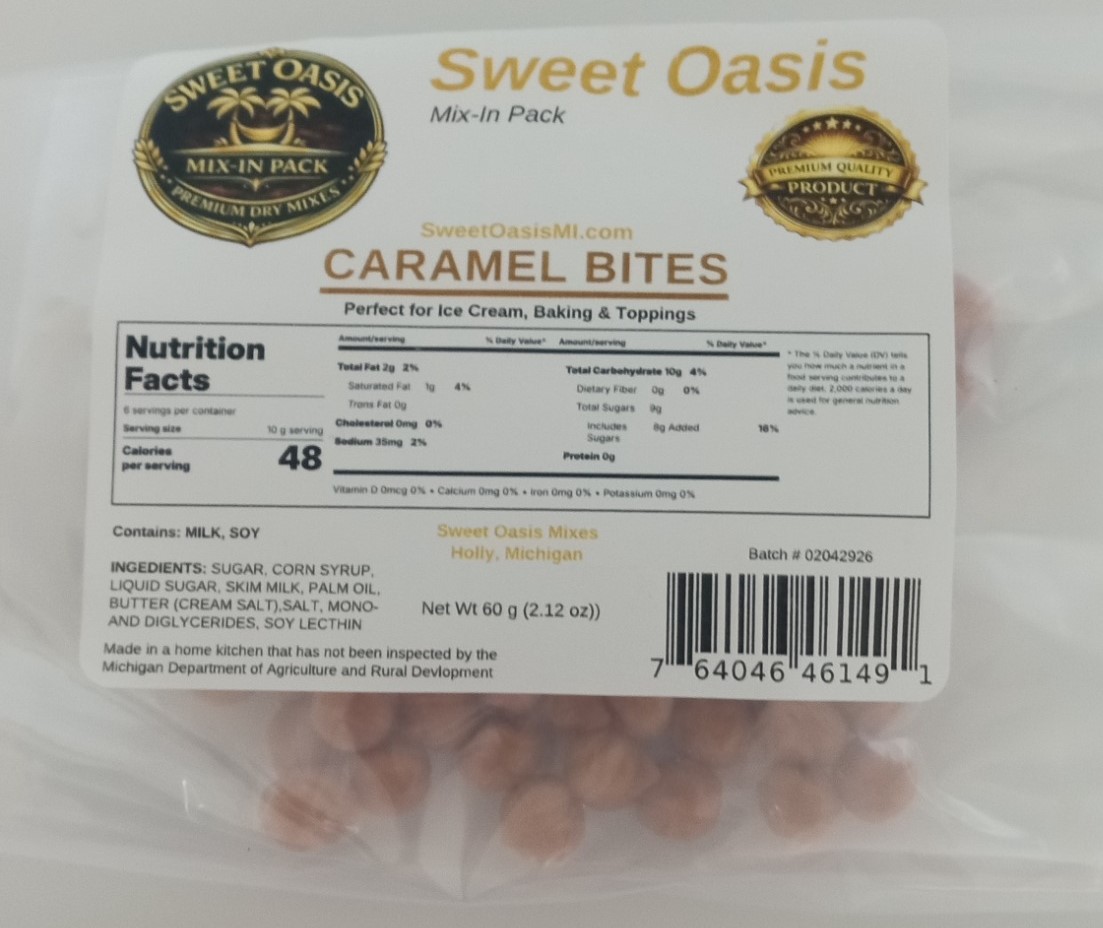 Sweet Oasis Caramel Bites Add-In Pack