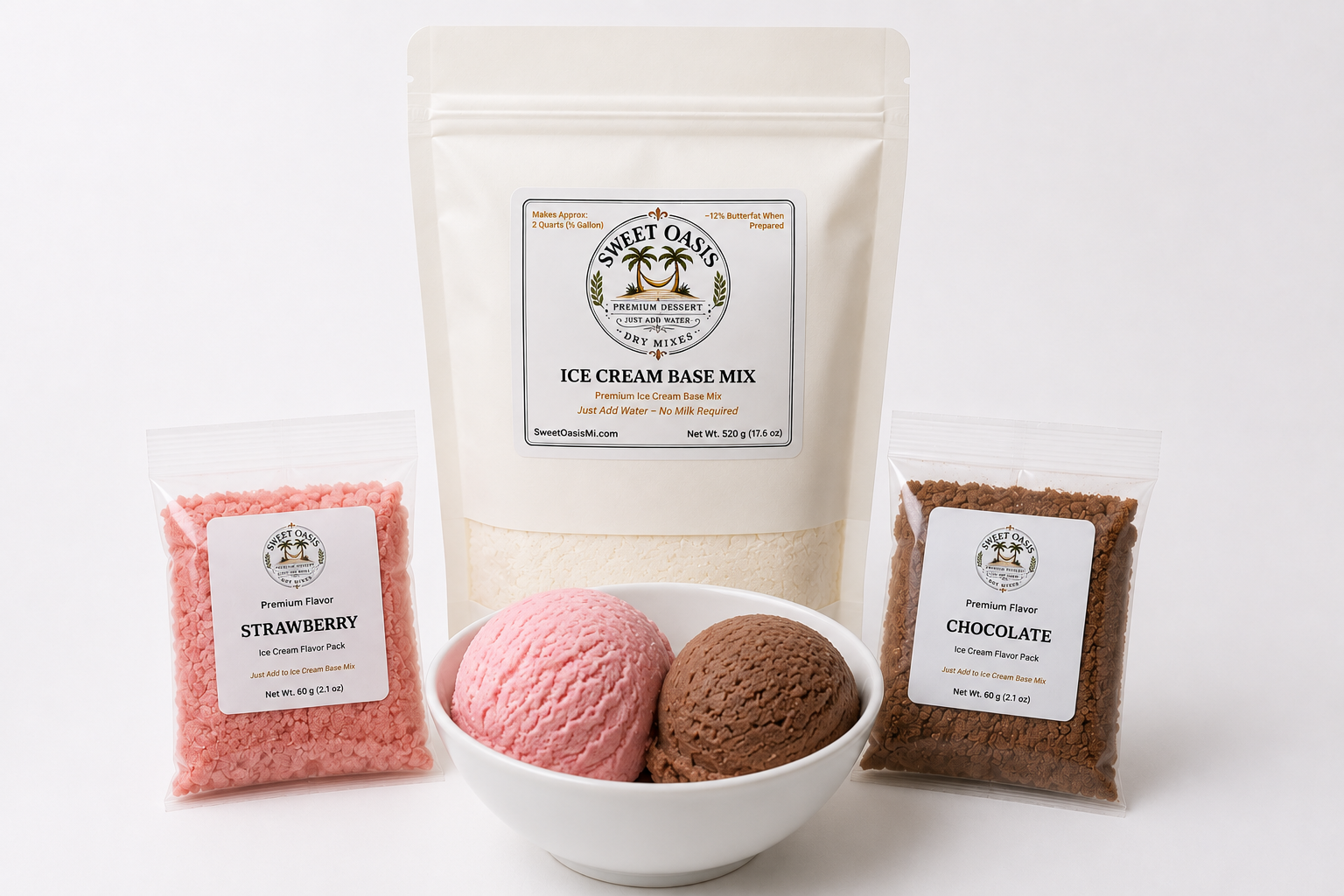 Sweet Oasis Ice Cream Starter Kit